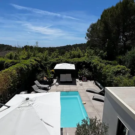 Villa Magnifique Californienne Avec Piscine Privative Antibes