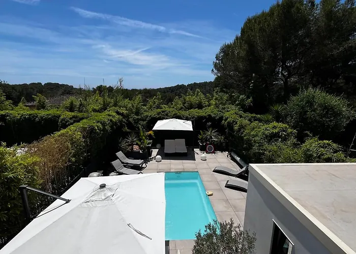 Villa Magnifique Californienne Avec Piscine Privative Antibes